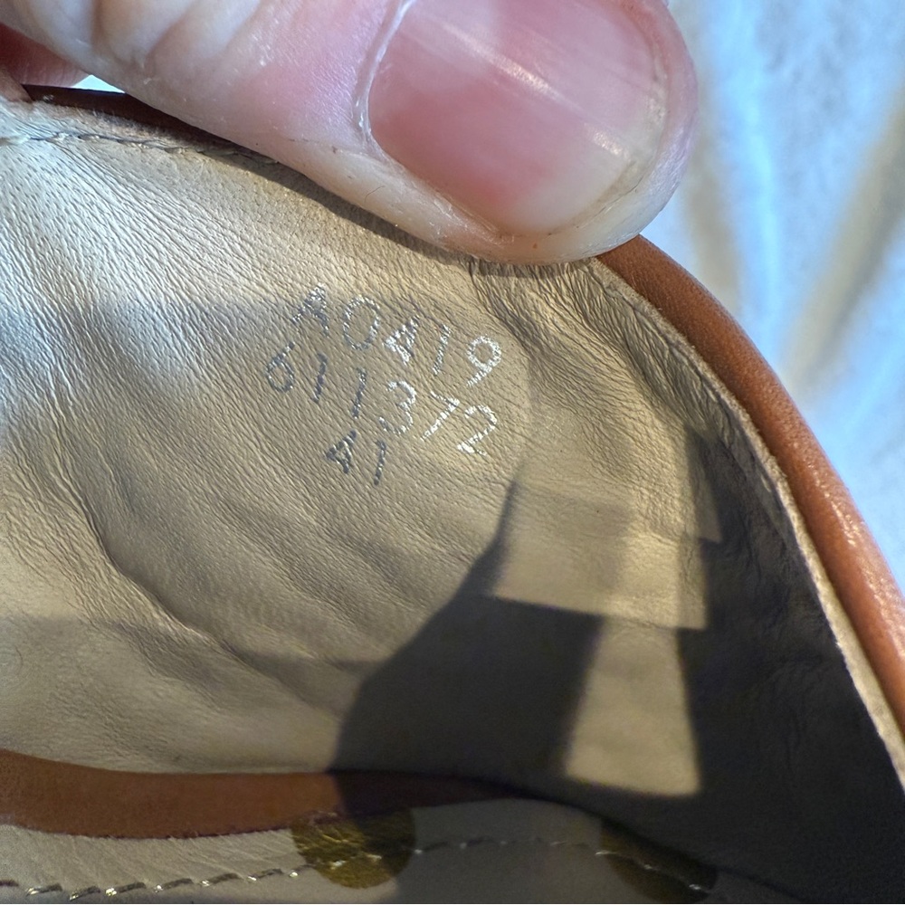 Boden Brown Woven Leather Pointed Slingback Heels - Picture 12 of 12